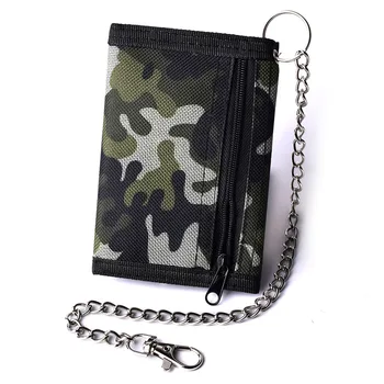 محفظة نايلون قابلة للطي ضد السرقة للرجال والنساء ، محفظة عملات معدنية ، حامل بطاقة هوية ، جيب ، عملة معدنية ، حقيبة نقود ، حديدة ، شباب ، ذكور ، رجال