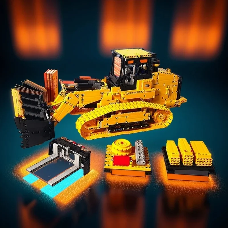 3068pcs MOC Alternate Track Loader Technical Model Toys Building Blocks Architecture Christmas Gift Education Kids Brick Idea