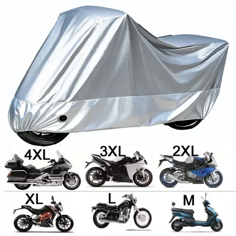 

Motorcycle Outdoor Indoor Protective Cover Waterproof Bike Scooter Outdoor Rain Dust UV Proof Sun Protection Case For Motor