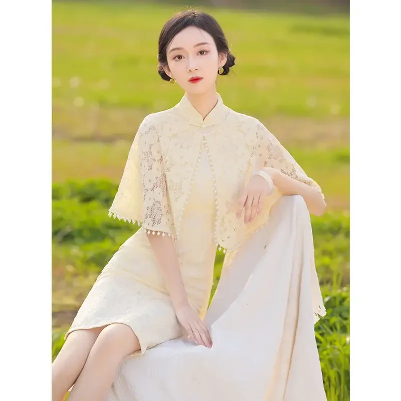 

2025 Elegant Women Cheongsam Chinese Qipao Slim Dress Wedding Costume Long Dresses Sexy Qipao S-2XL