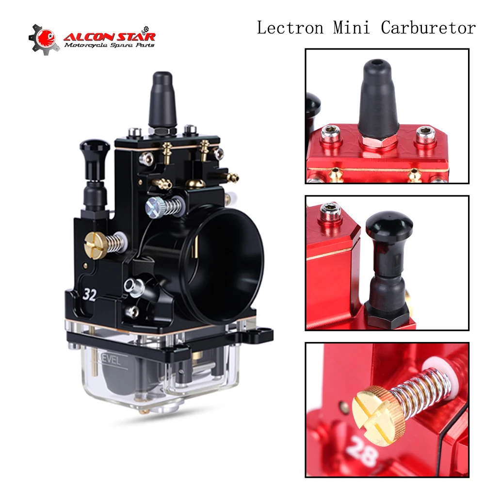 Alconstar 28 30 32 34mm 2 Stroke CNC Lectron Mini Billetron PRO Series Modified Carburetor