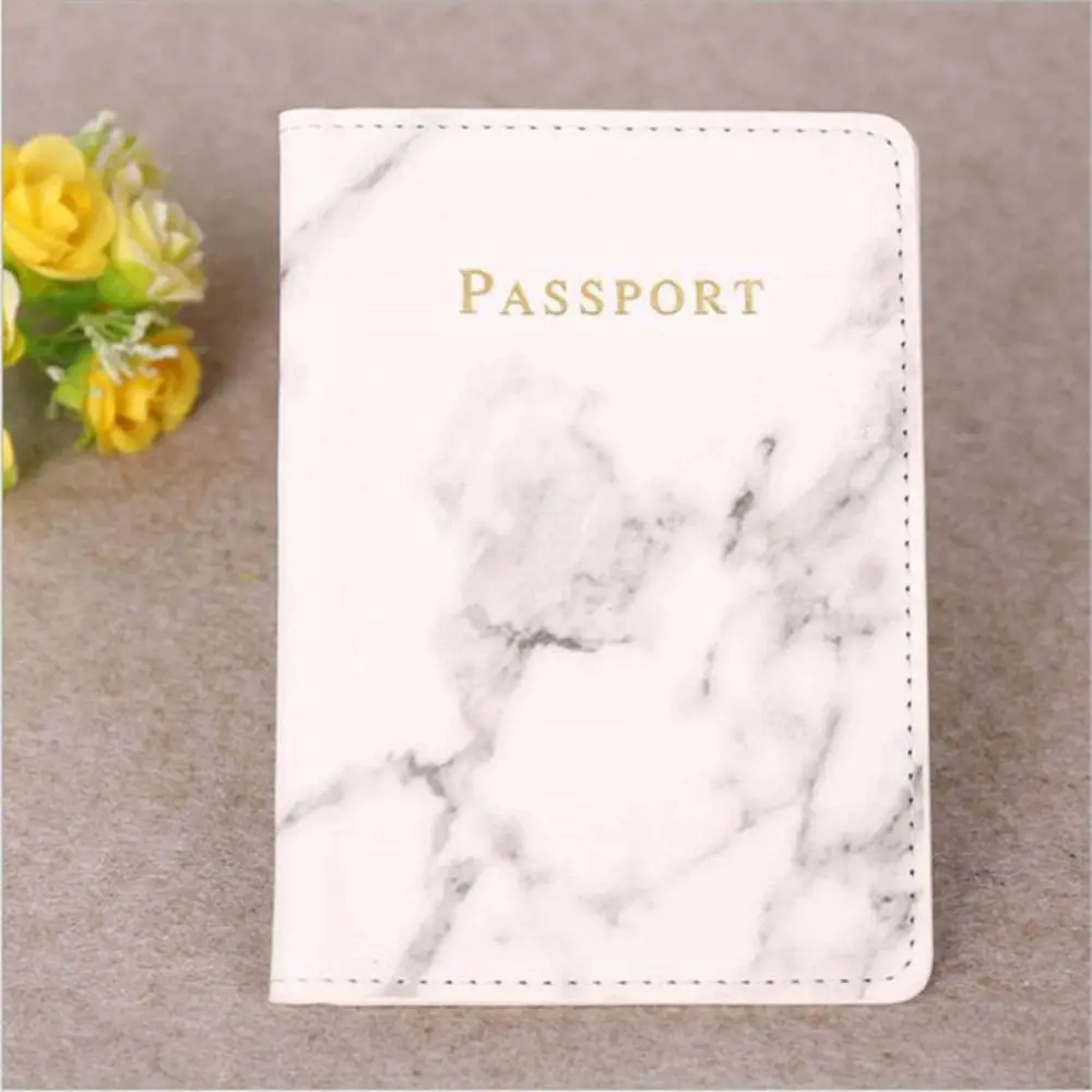 Funda protectora de PU para pasaporte, bolsa para billetes de avión, con nombre, dirección de identificación, accesorios de viaje