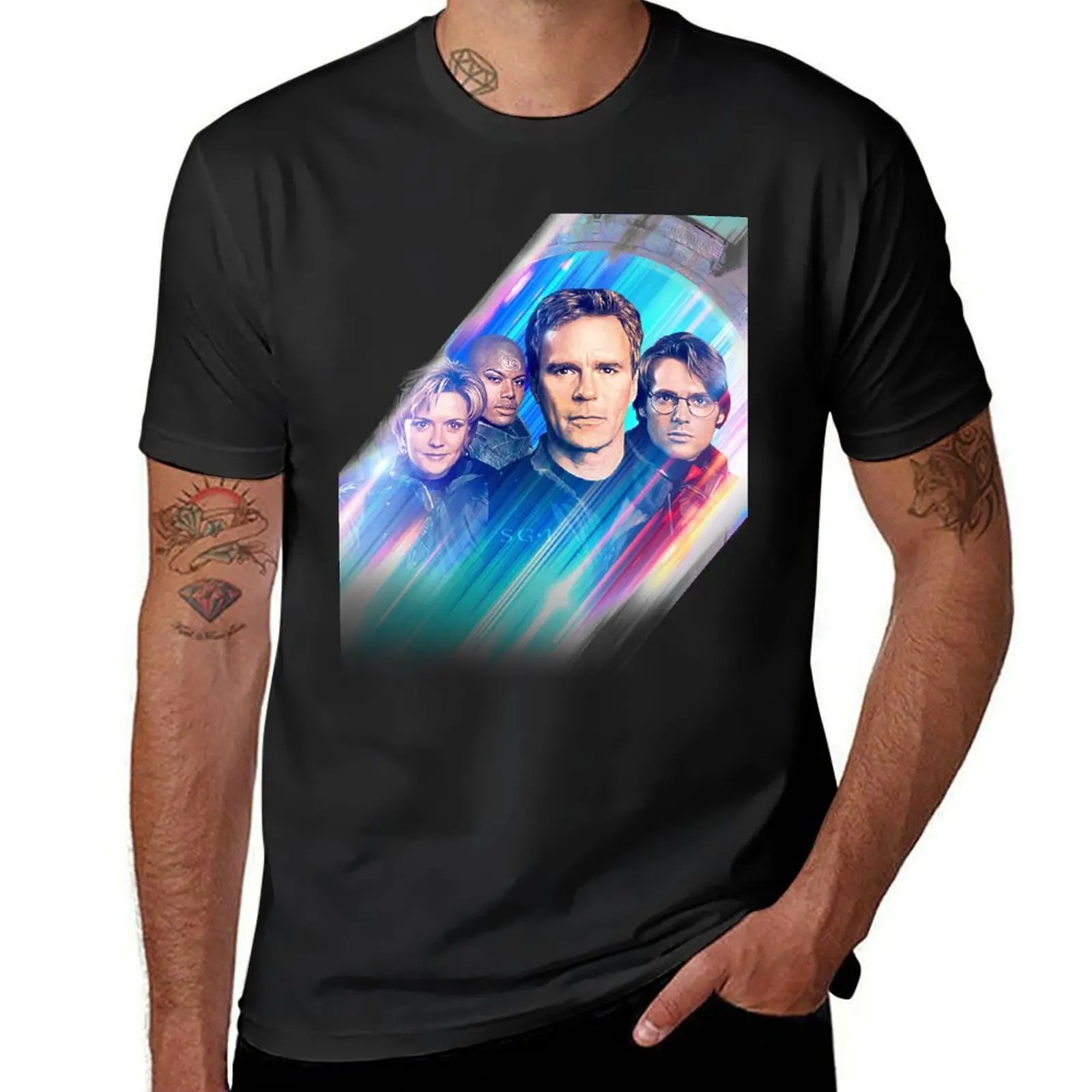 Stargate SG1 T-Shirt sublime tees anime cute tops mens workout shirts