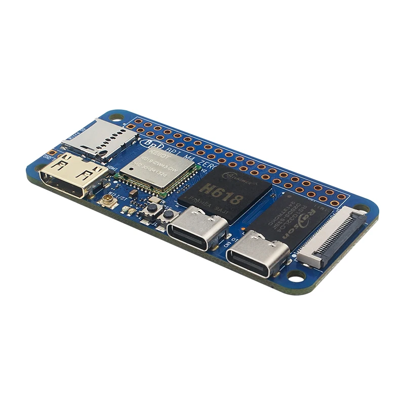 Imagem -04 - Computador de Placa Única Banana pi Bpi-m4 Zero 4g Ram Lpddr4 32g Emmc Allwinner H618 Quad-core Cortex-a53 Arm Mail G31 Gpu Sbc