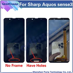 For Sharp Aquos Sense3 Sense 3 LCD Display Touch Screen Digitizer Assembly Repair Parts Replacement