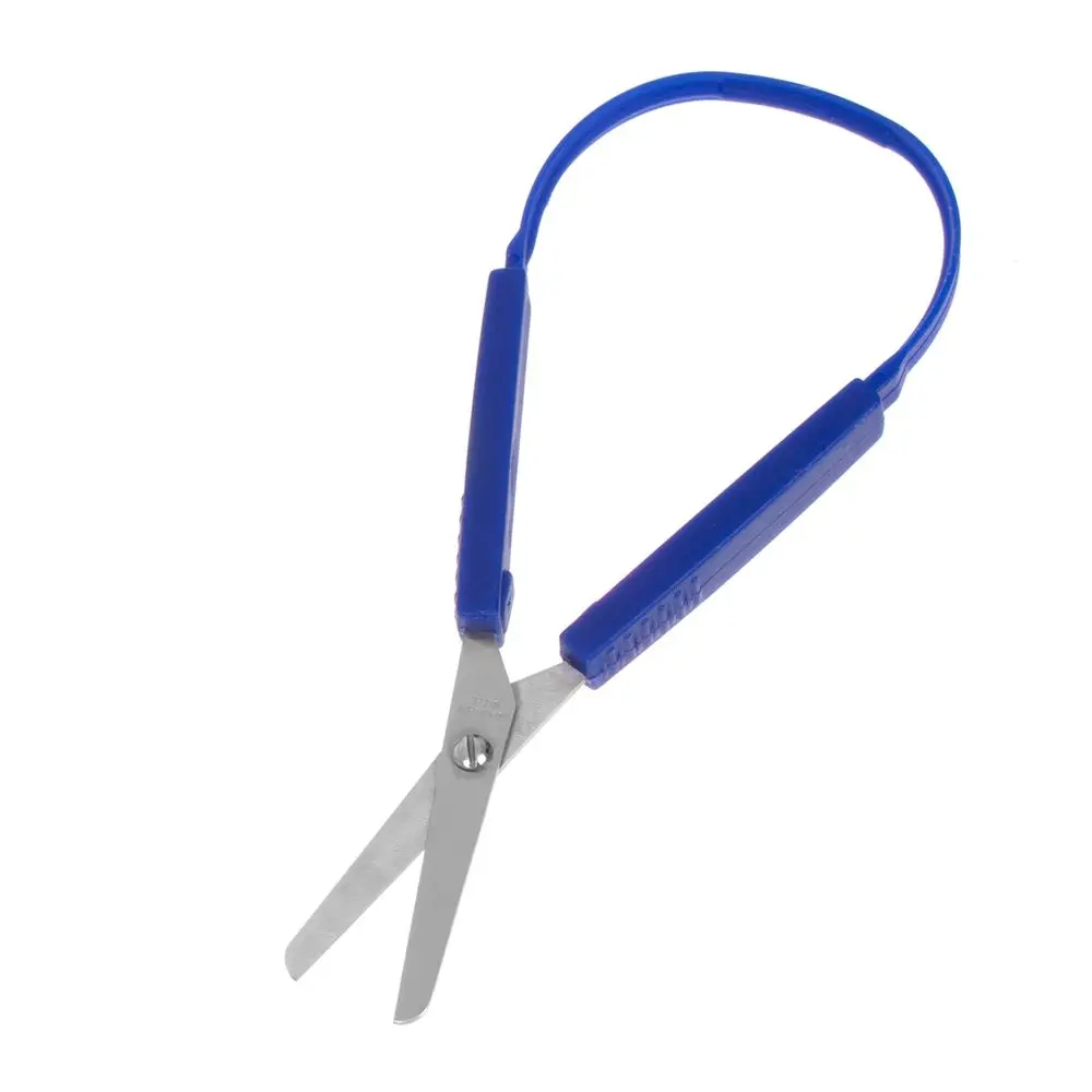 8 Inches Cutting Paper Craft Office for Children Adults Stationery Adaptive Scissors Loop Scissors Yarn Cutter Cutting Supplies