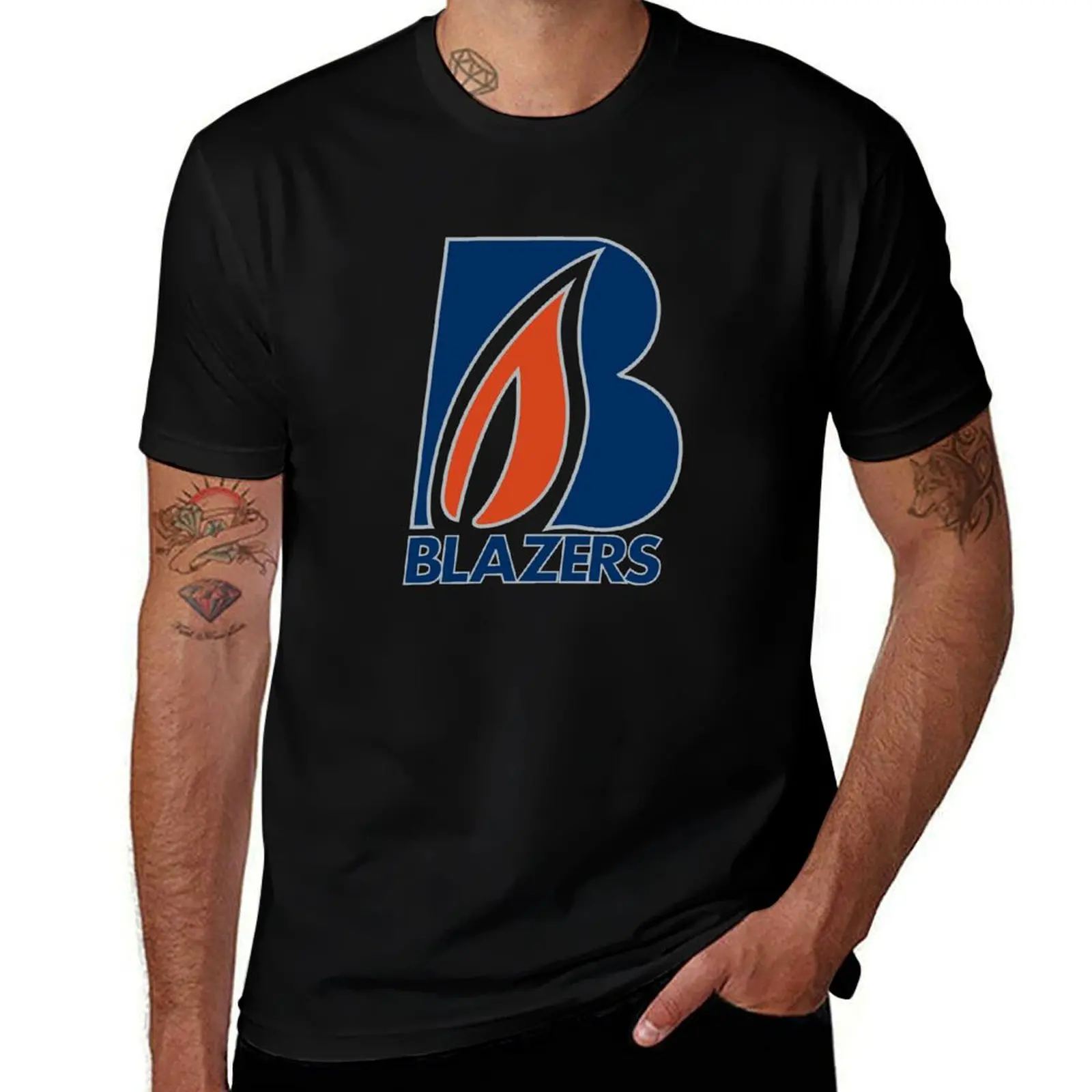 

Kamloops Blazers T-Shirt t shirt man casual man t shirts for men casual T-Shirt