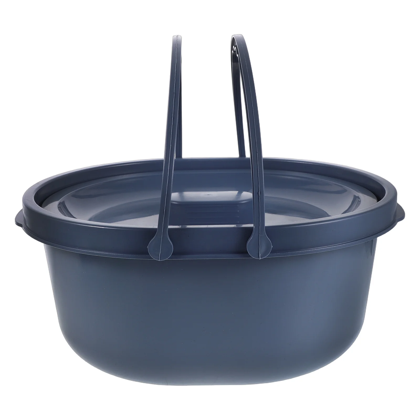 مقلاة سرير لكبار السن: وعاء بول محمول مع غطاء دلو صوان عالي التحمل للاستخدام المنزلي في المستشفى أثناء السفر وغرفة النونية والمرحاض