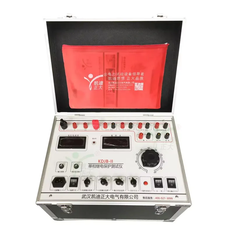 Multi Functional Fully Automatic Relay Protection Tester Single Phase Tester