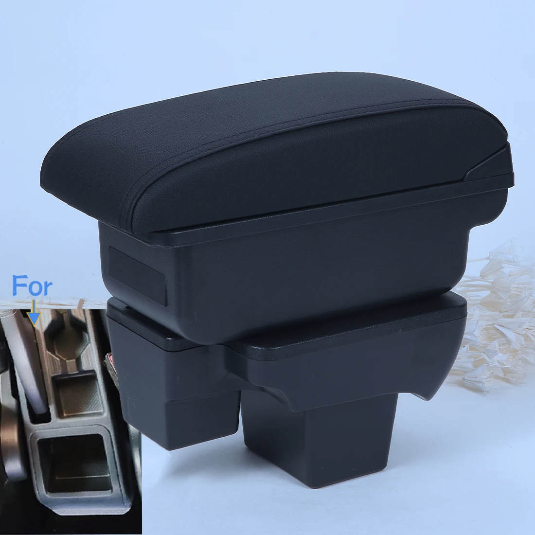 For Volkswagen POLO Armrest Box For Volkswagen virtus VW Polo Car Armrest 2020-2025 Dedicated Auto Storage Box Car Accessories