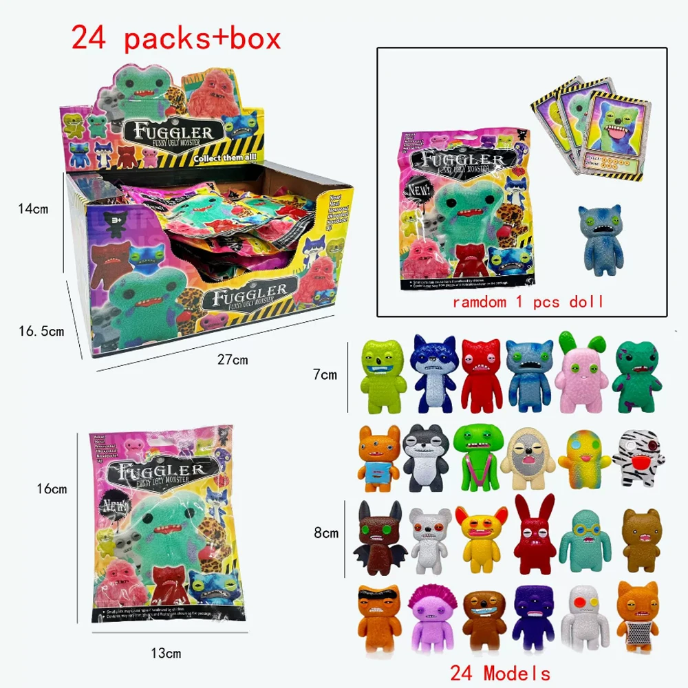 

Случайный 1-24 шт. Sprout Monster слепая коробка забавная кукла фигурка настольная декоративная загадочная коробка из ПВХ модель игрушки детские коллекционные подарки
