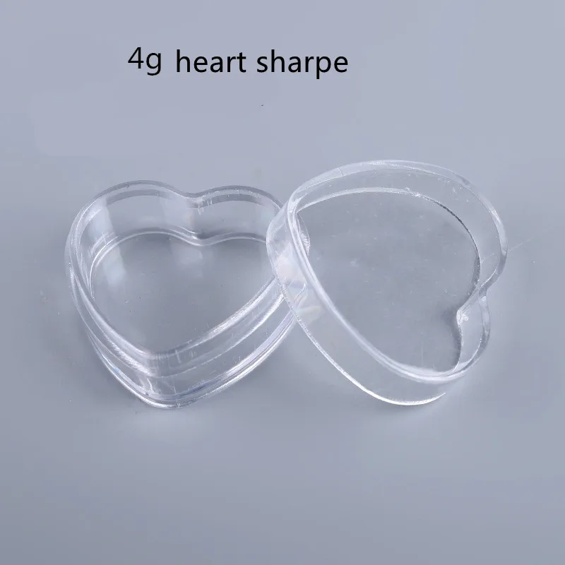 Petit pot rond en plastique PS FIGS, étui, bouteille pour maquillage, crème cosmétique, échantillon, nail art, poudre à paillettes, 5g, 10g, 3g,