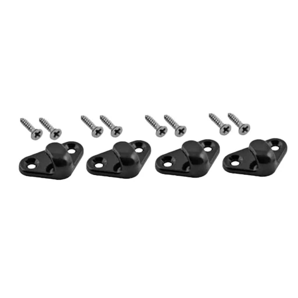 Heavy Duty Nylon Bungee Hooks Kayak J Hook Replacement Deck Parts for Safe Kayak Cover Fastening