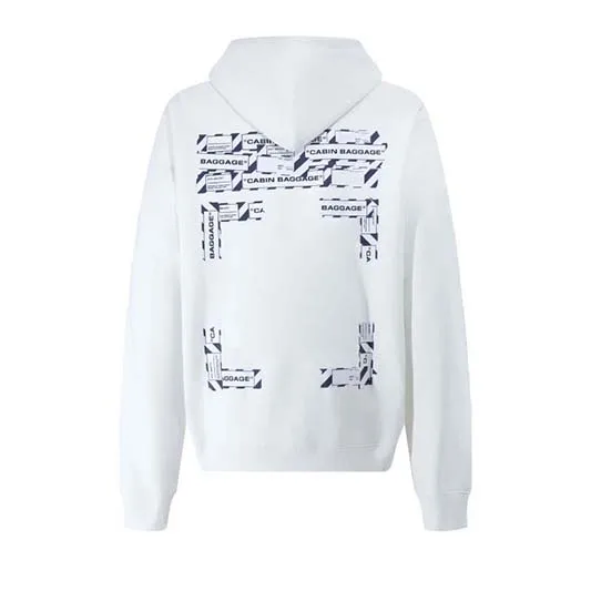 

2020ss "C/O" Classic Airport Warning Line Arrow Printed Women Men Hooded Sweatshirts Hiphop Oversized Men Casual Hoodie Pullover