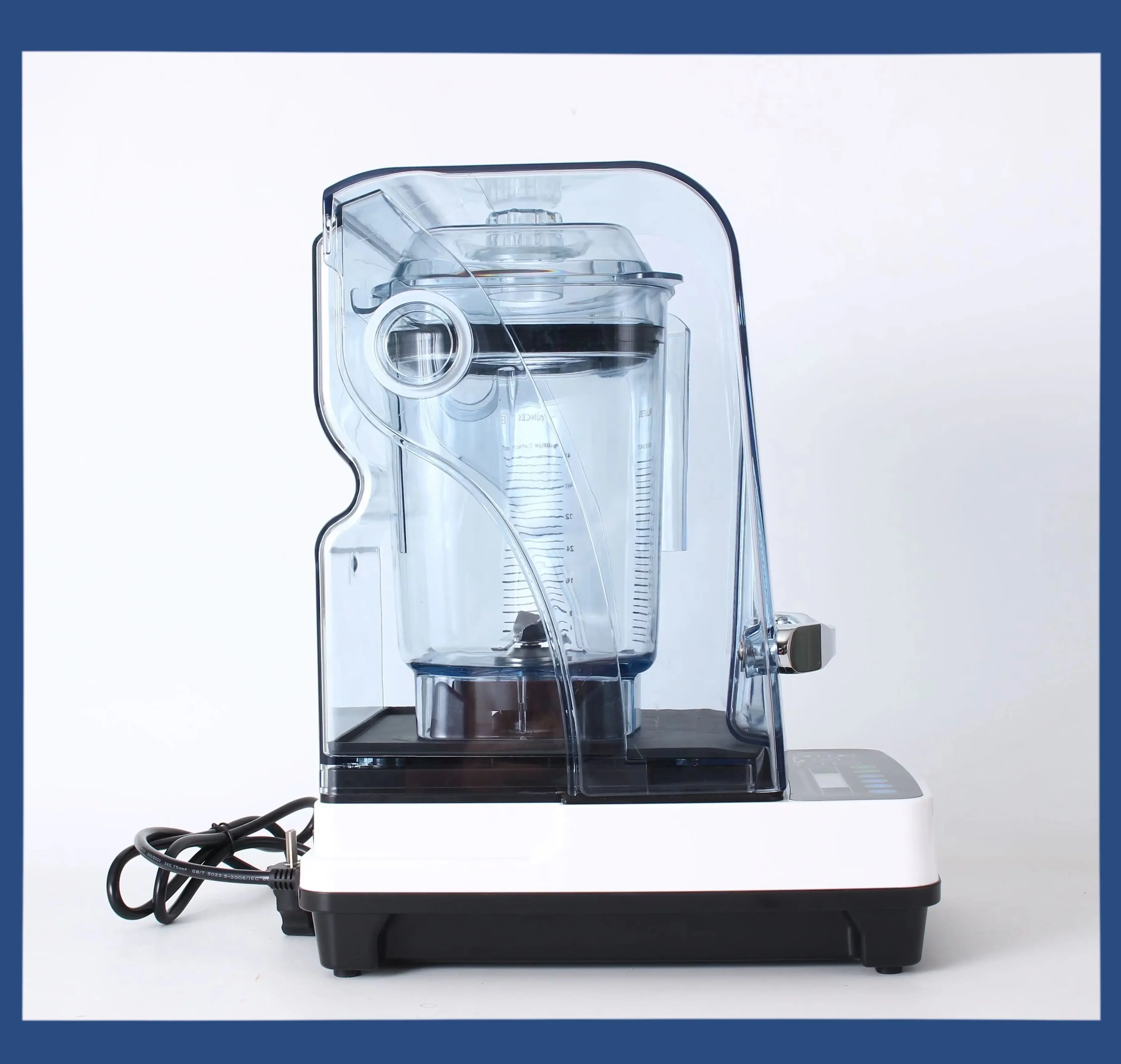 

y Heavy duty commercial vocational smoothie milkshake blender with soundproof cover Powerful smoothie machine