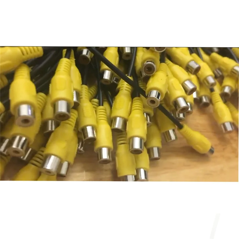 Fakra Z Female To RCA Female Video Cable Adapter Car Reversing Rear View Camera Adapter Cables for Mercedes Benz(B)