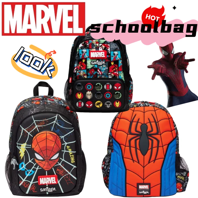 

Spiderman Marvel Cool Cartoon Personality High-value Waterproof and Wear-resistant Large-capacity Student Peripheral Backpack