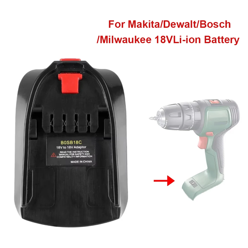 

Battery Adapter Converter for Makita/Dewalt/Bosch/Milwaukee 18V Li-ion Battery Convert To for Bry adapter power tool accessories