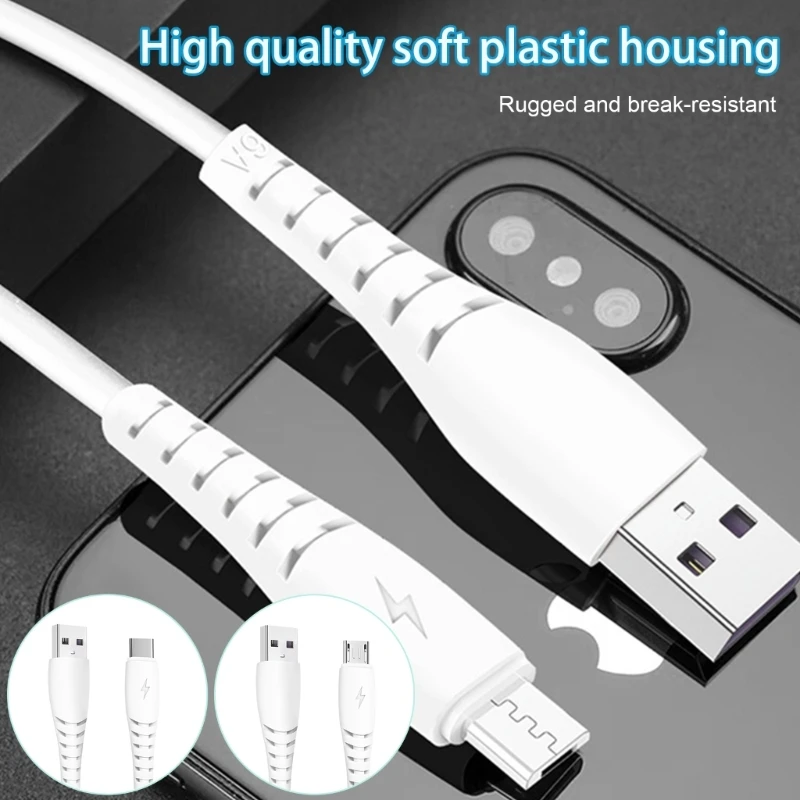 Data Cord Male USB to USB 5Pin/Type Connector Wire Line for Phones Tablets