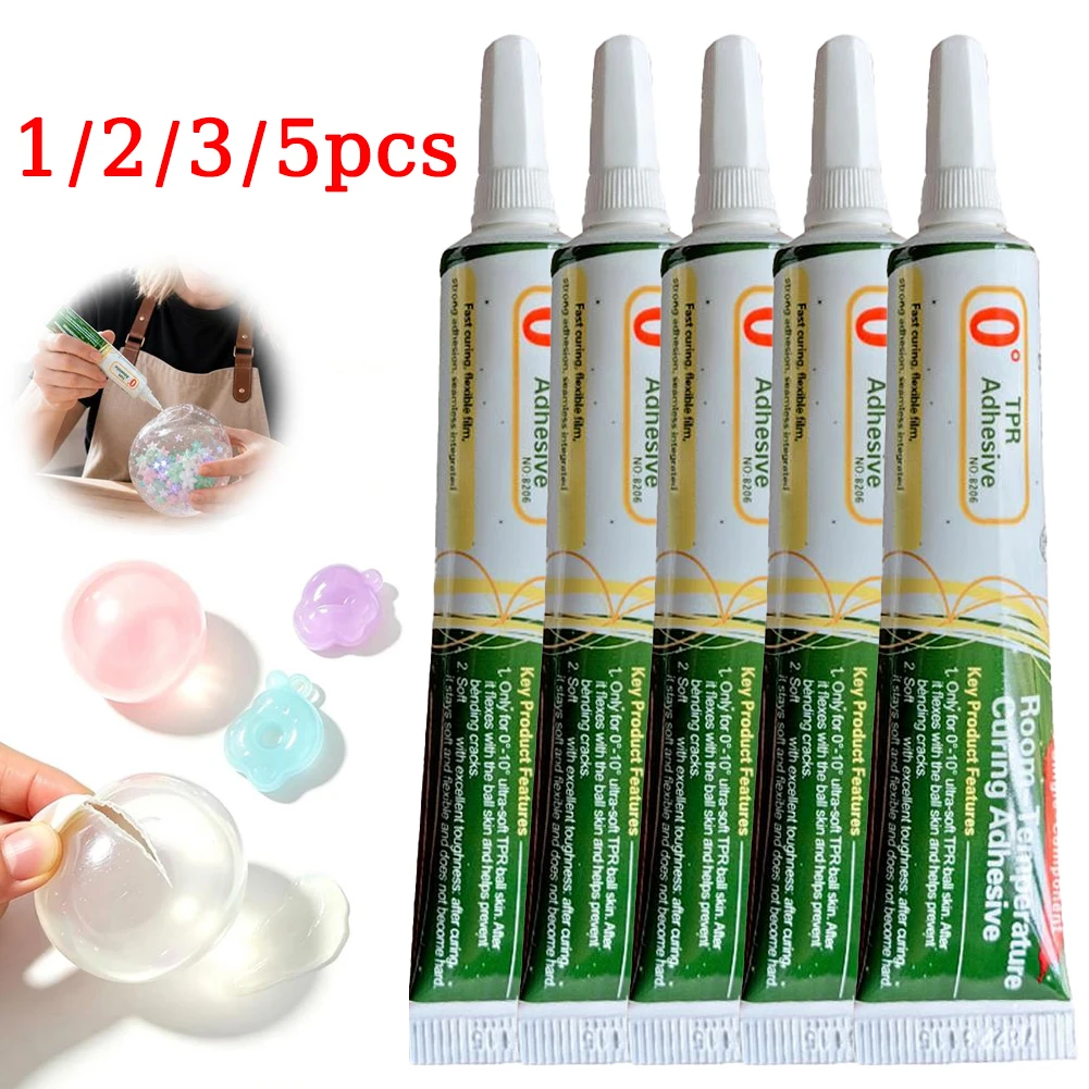 TPR Glue for Squishies Toys Room Temperature Curing Adhesive for Invisibles Toy Repairs Flexible Waterproof DIY Handcraft Studio