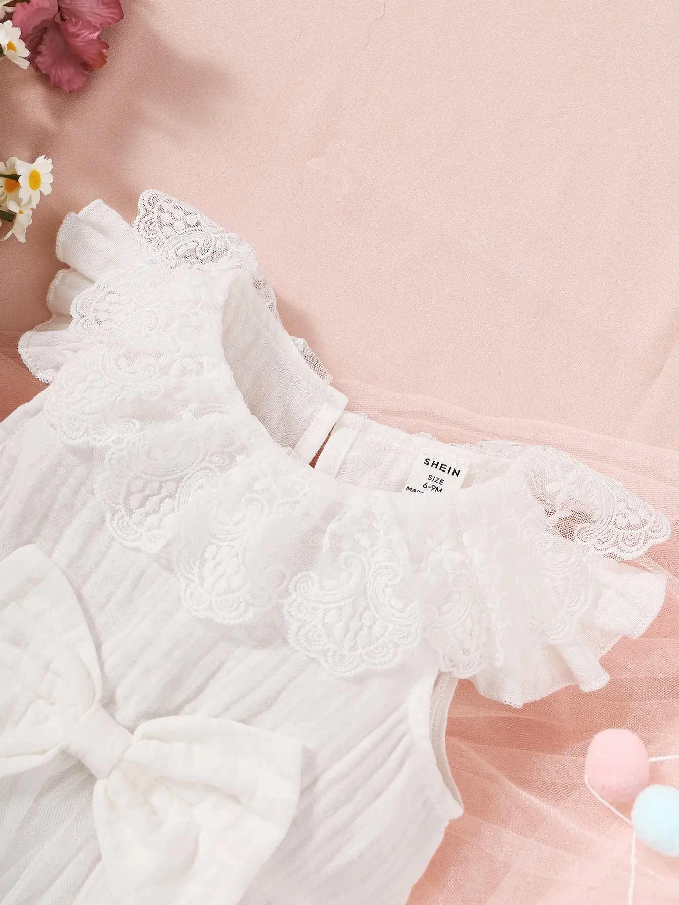 Baby summer fashion elegant refreshing comfortable breathable cute jumpsuit.