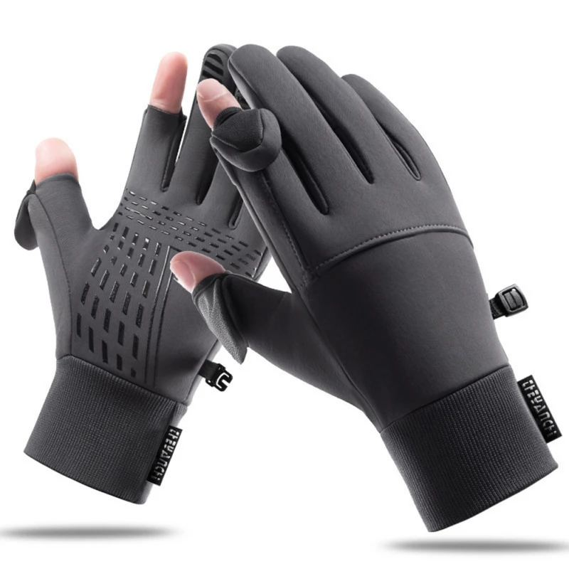 Guantes de invierno para hombre y mujer, resistentes al agua, para ciclismo y motocicleta, para deportes al aire libre, además de guantes cálidos de terciopelo para correr y esquí