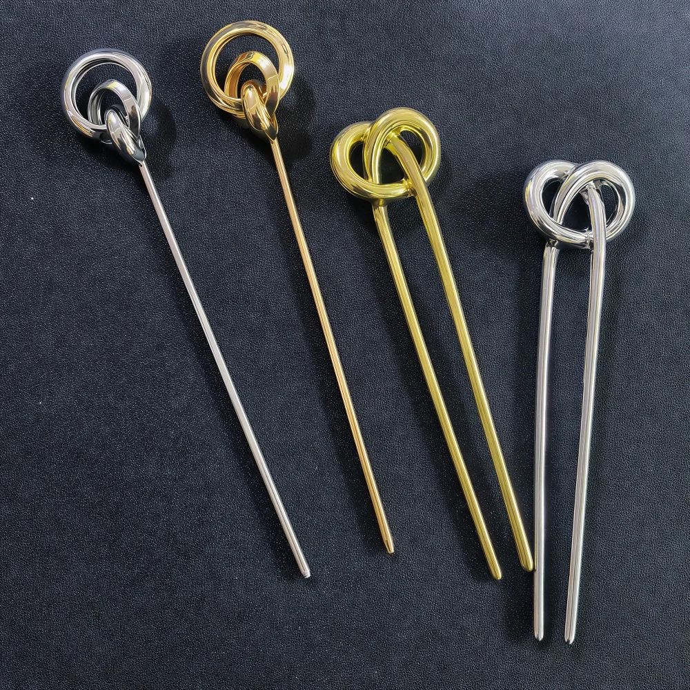 

Заколка для волос в китайском стиле для женщин и девушек, винтажные металлические U-образные заколки, модные аксессуары для волос