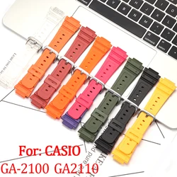 Rubber Strap Suitable For Casio  GA 2100 GA 2110 Men's Sports Waterproof Strap Watch Accessories Replacement Wristband