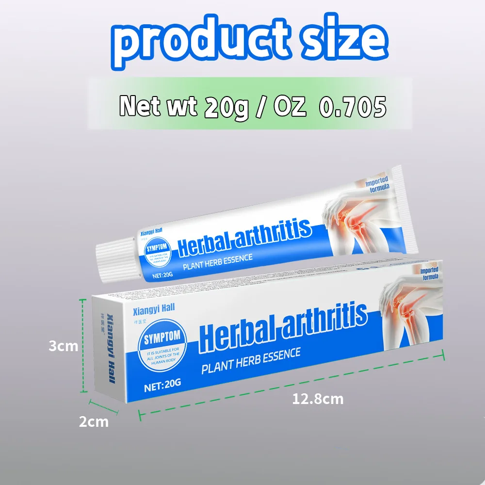 

Knee Joint Care Cream Herbal Plaster for Arthritis Treatment Rheumatism and Muscle Pain Shoulder Neck Waist and Leg Joint Care