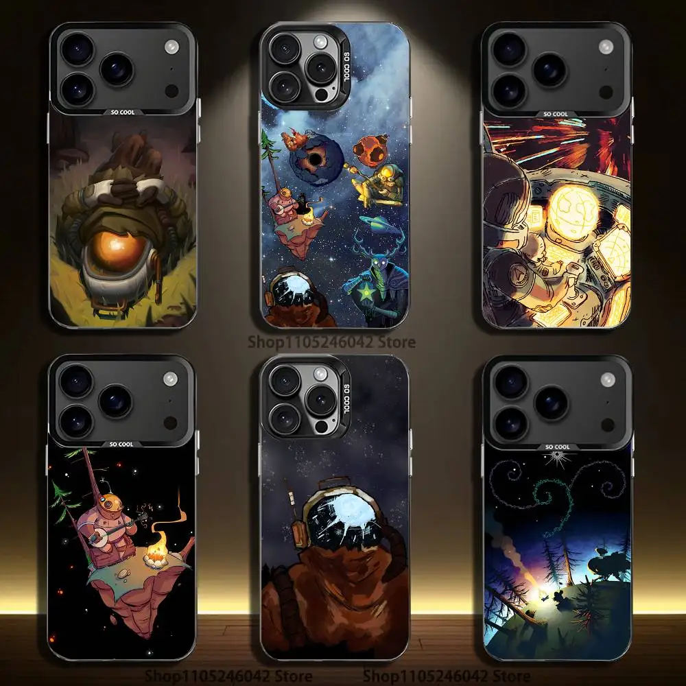 

O-Outer W-Wilds Game Phone Case For iPhone 17,16,15,14,13,12,11,Pro,XS,Max,Plus,Mini,SE4,E Black Matte Shockproof Cover