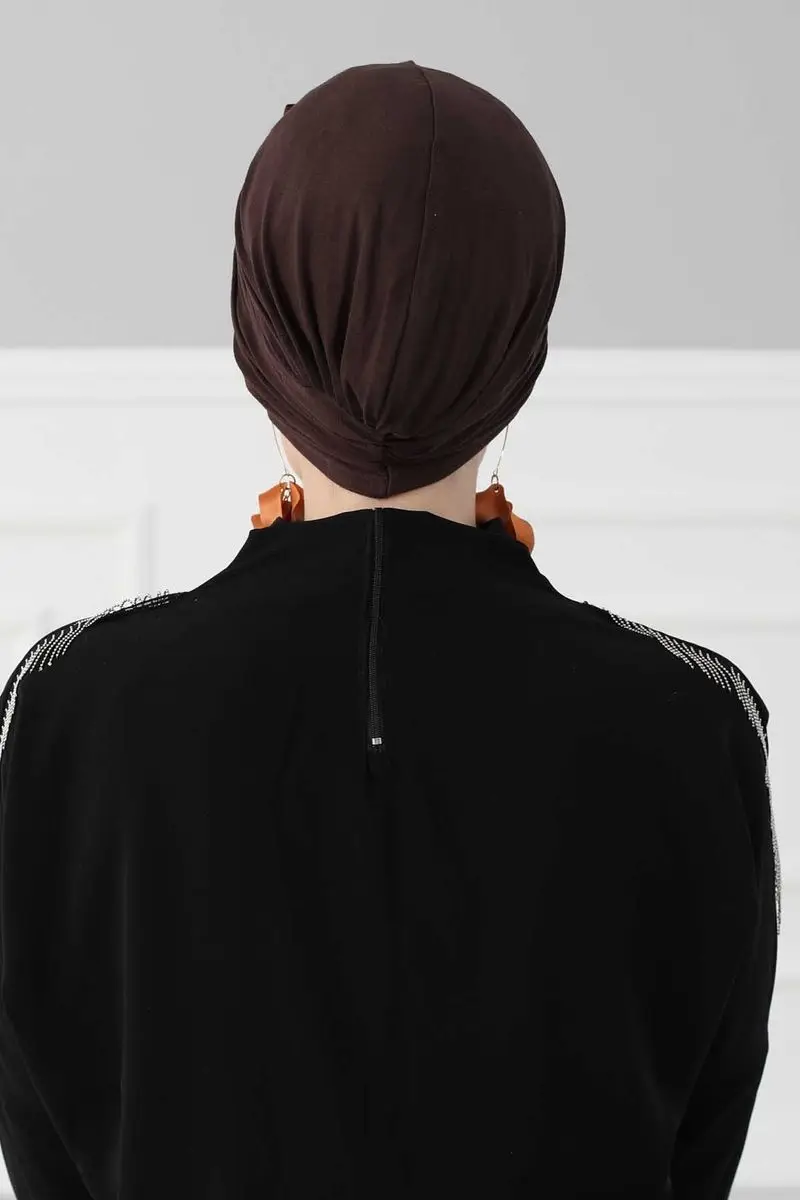 Lazo frontal con hueso café