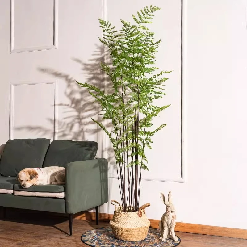 Internet Celebrity Simulation Fake Tree Farn Topfpflanze Home Indoor Landschaft Ornament