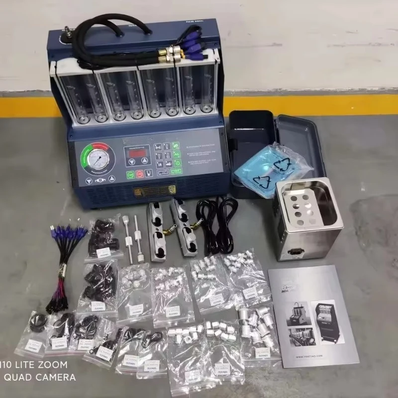 Fuel Cleaning and Tester Machine for All Kind of MPI Cars with Ultrasonic Device and Connector That Support Almost All