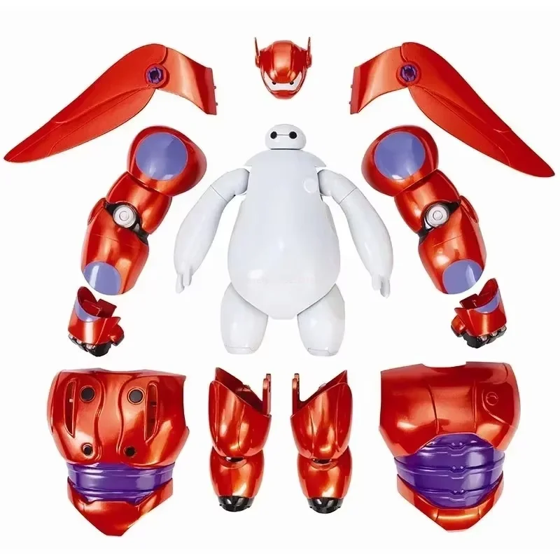 2025 neue Cartoon Baymax 18 cm Big Hero 6 Plüsch Spielzeug Weiche Stofftier Baymax Modell Puppe Pvc Action Figur für Kinder Geburtstag Geschenk