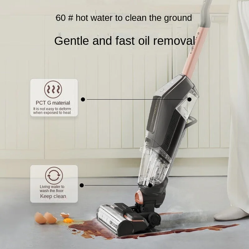 BISSELL X7 PRO 2955Z Wireless Floor Scrubber with High Suction, Fully Automatic Sterilization and Floor Sweeping Handheld