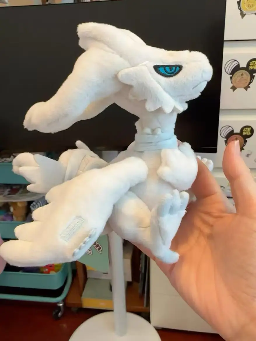 Hi-Q Original Anime Games Pokemon Fit Zekrom&Reshiram Soft Plush Toy Doll Gift For Child