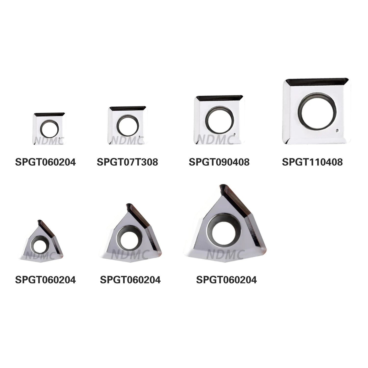 مخرطة CNC SPGT06/07/09/110408-AL WCGT05/06/080412-AL K10 مخرطة شفرة الألومنيوم بالقطع أداة U-الحفر سلسلة أداة قطع الألومنيوم