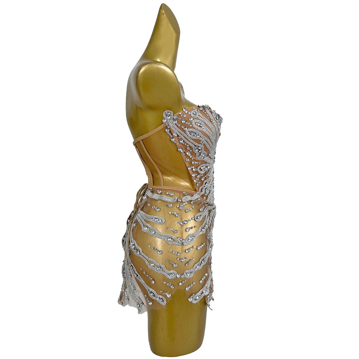 corset dress festival Han So-hee White Corset Dress 2024 Cannes Film Festival main image 1