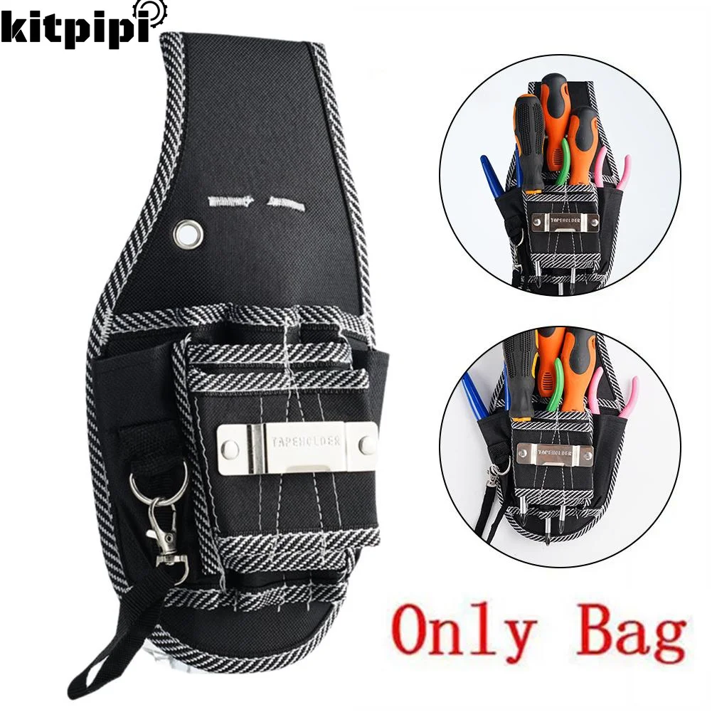 

Waist Tools Bag 600D Nylon Tool Belt Screwdriver Kit Holder Multifunctional For Wrench Hammer Screwdriver Storage Bag