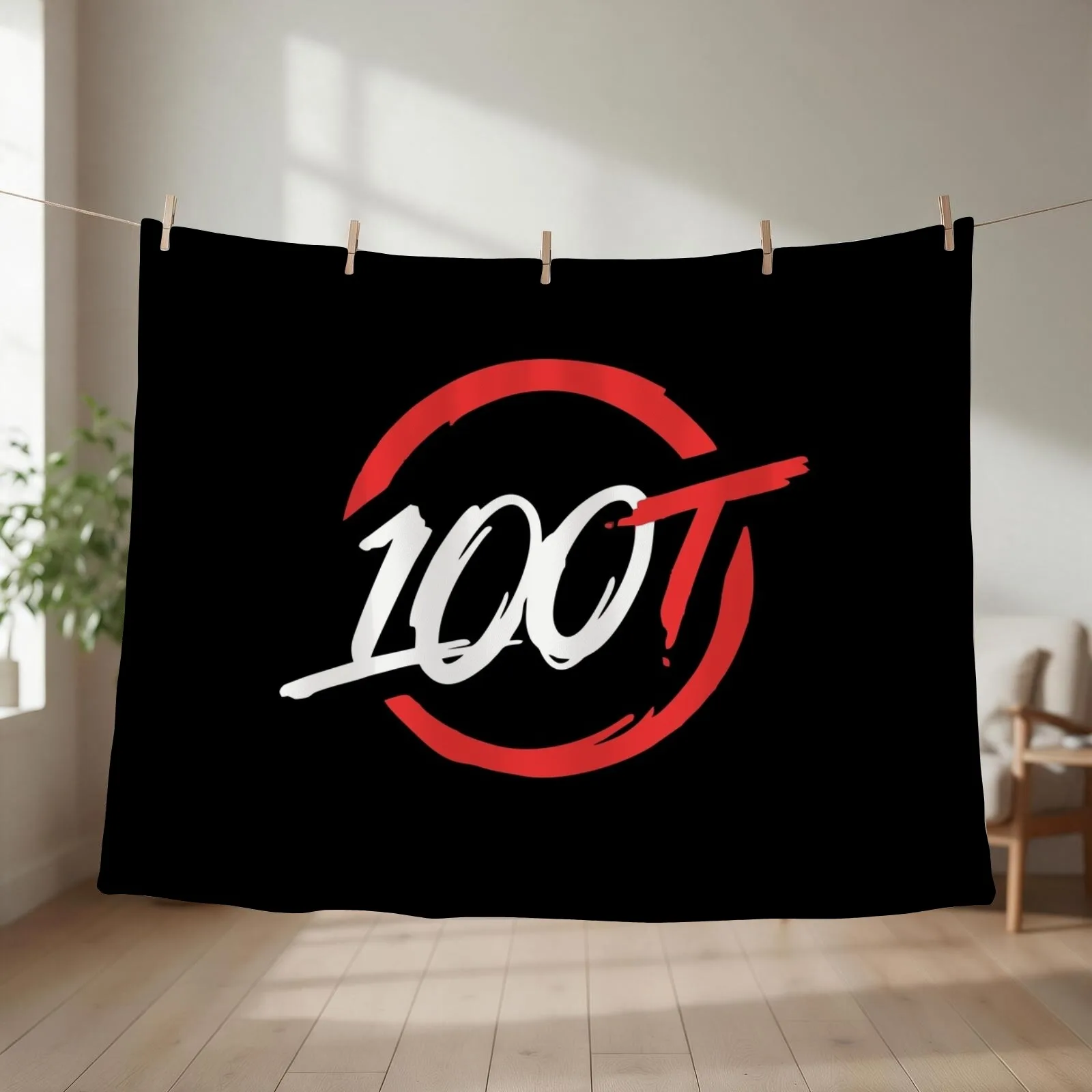 100 Thieves Throw Blanket couch cozy soft plush fuzzy picnic outdoor blanket