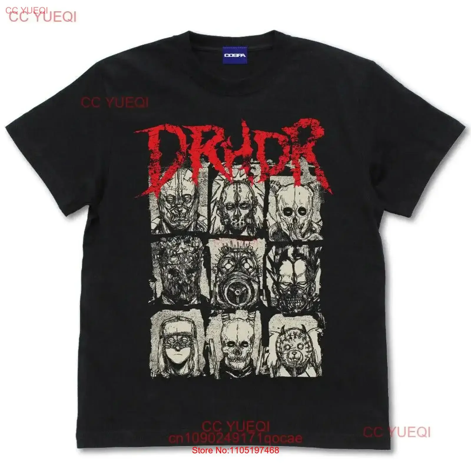 

Dorohedoro DRHDR T shirt Q Hayashida Black Cospa from Japan New Anime vintage Washed graphic Casual Soft fashion