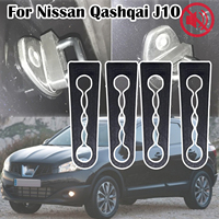 4X Car Sound Deadener Damper Door Lock Buffer Deadening Damping For Nissan Qashqai J10 J11 2006 - 2023 Replacement Accessories