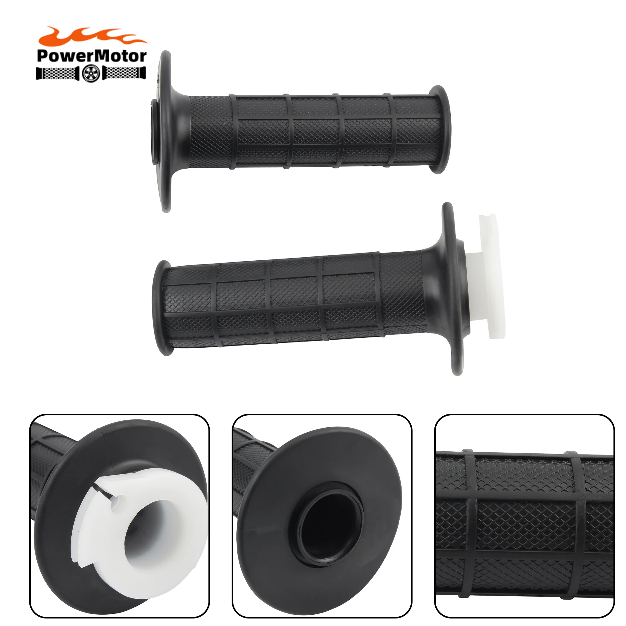 Motocross Accelerator Hand Grips 22mm Black Enduro For Yamaha Honda Kawasaki 110-250CC ATV UTV Motorcycle Universal Parts