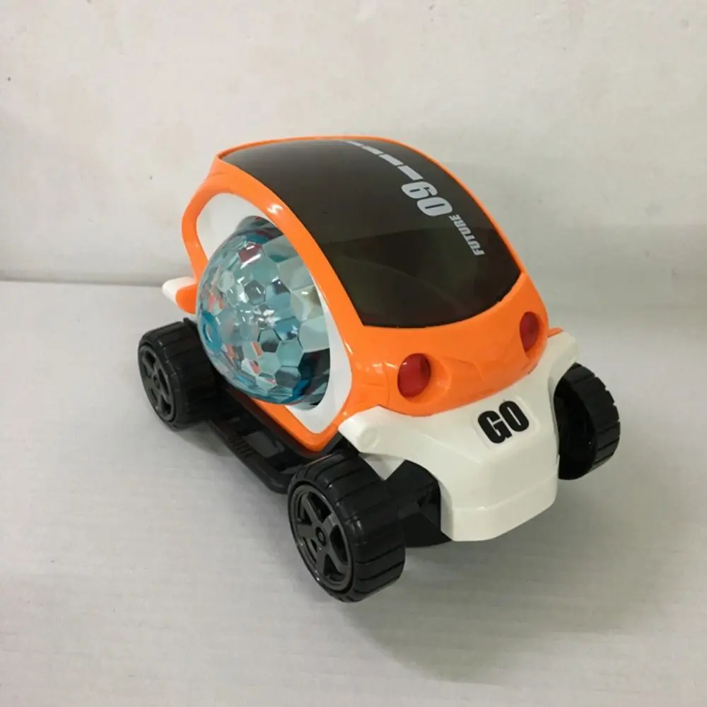 Automatic Special 3D Rotating Car Lights Music Educational Music Car Toy Cartoon Glowing Electric Vehicle Toys Boys Girls