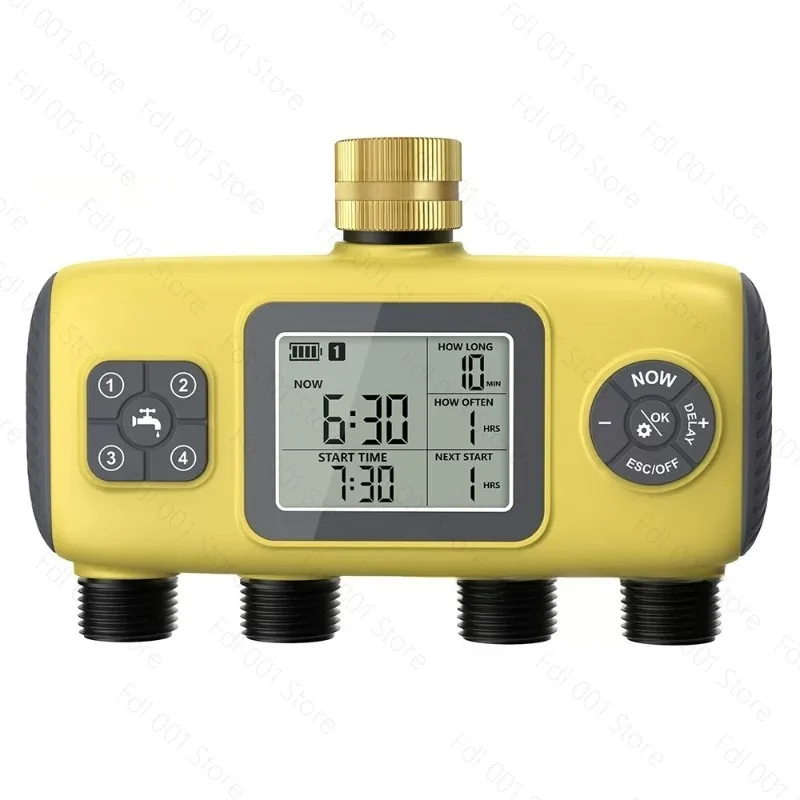 Garden Watering Irrigation Controller Timer, Waterproof Intelligent Timing Automatic Irrigation Plant Water Dispenser