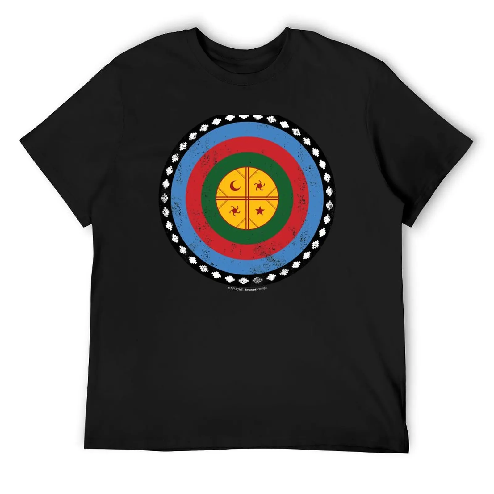 

MAPUCHE SIGN, SYMBOL Graphic T-Shirt rapper graphic tees oversizeds mens champion t shirts