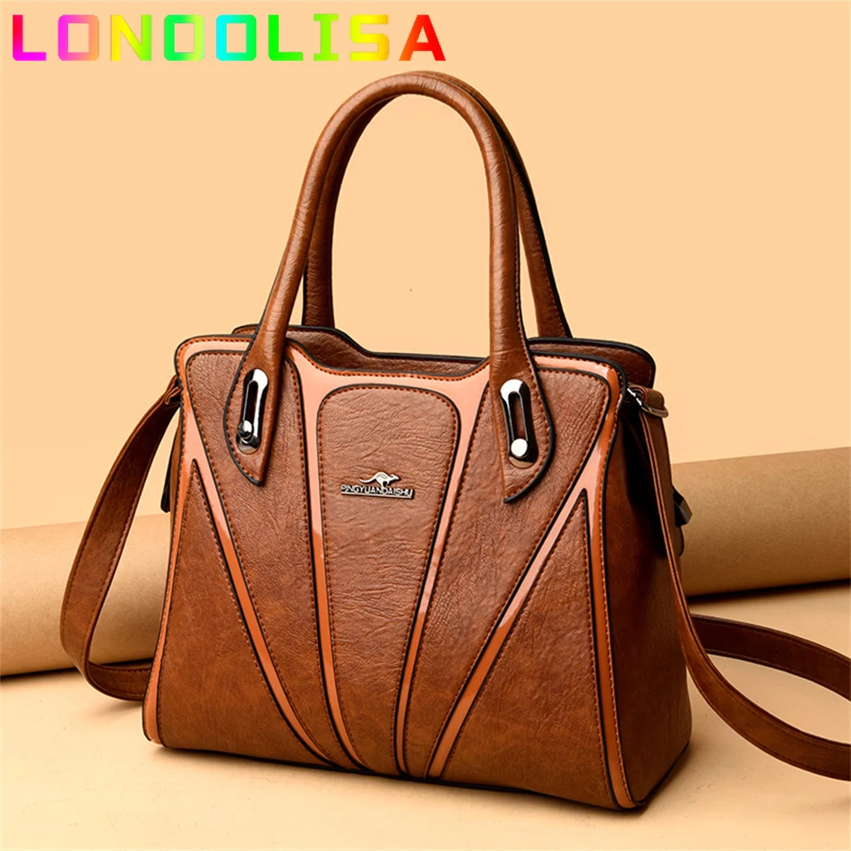 New Designer Leather Crossbody Bags for Women 2022 Fashion Shoulder Messenger Bag High Quality Female Sac A Main Bolsa Feminina