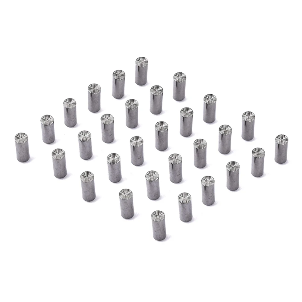 

30 pcs Humbucker Pickup Pole Slug Steel Plated Corrosion Resistant Guitar Replacement Parts For Electric Bass Single Coil 15 X