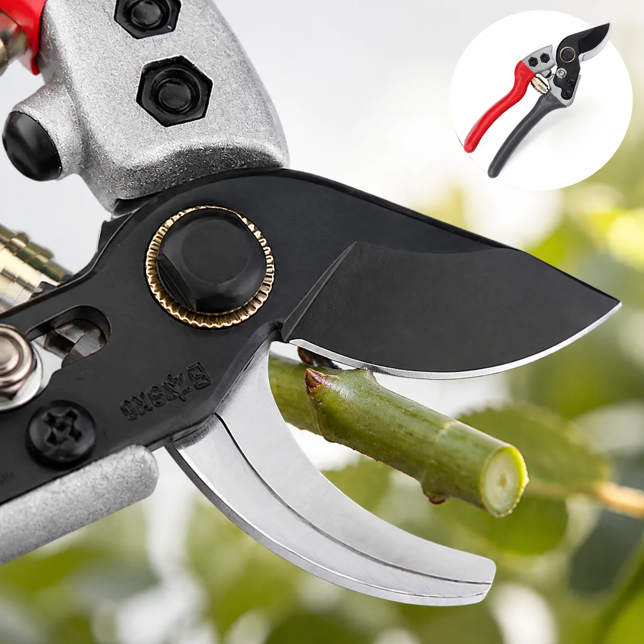 Professional Pruning Shears For Fruit Trees, Heavy Duty Shark Head Garden Shears - Labor Saving & Durable Gardening Tools