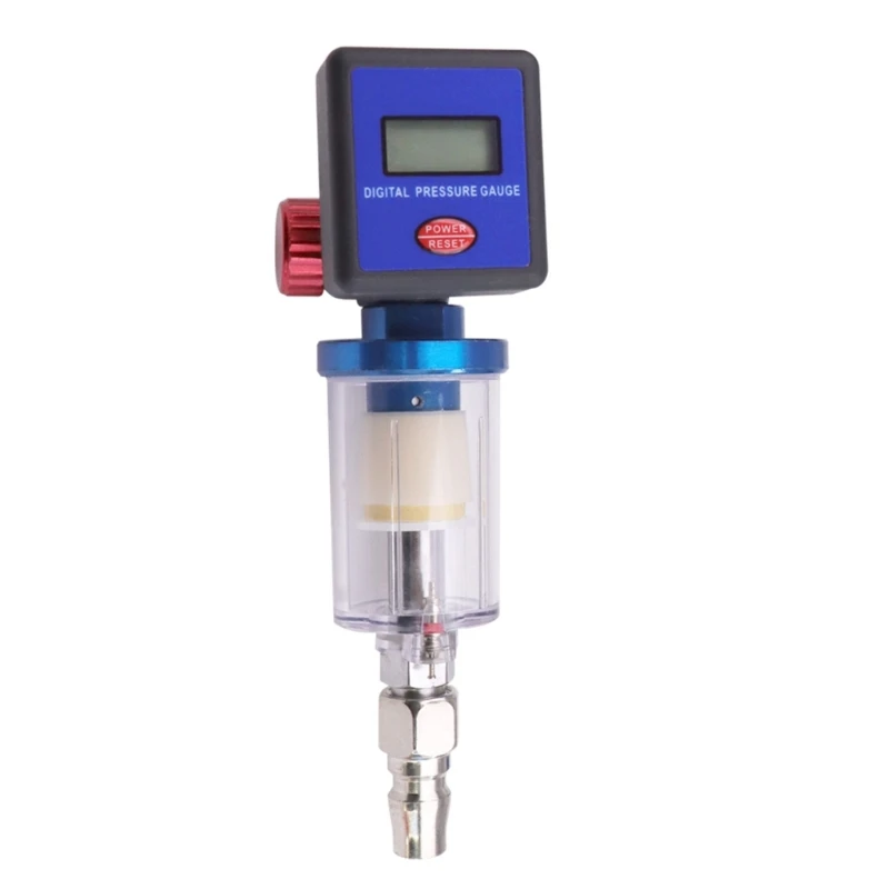 Adjustable Digital Air Pressure Regulator Control Meter And Filter Combination For Painting Tool 1/4in Thread Connection